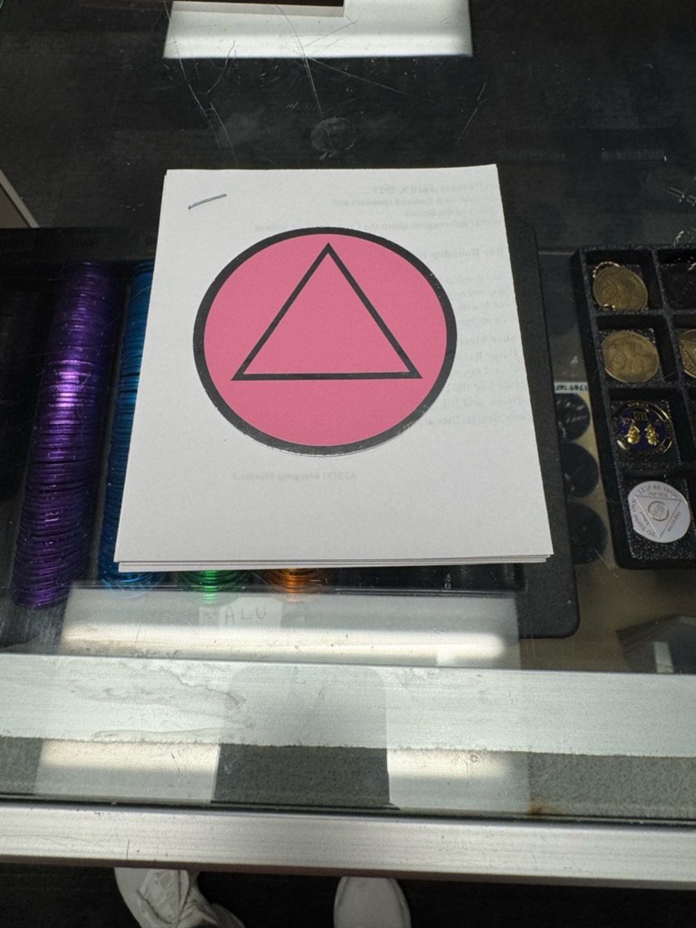 Round Triangle Logo Decal Sticker - multiple colors - Picture 2 of 8